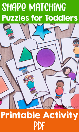 Shape Matching Puzzles for Toddlers