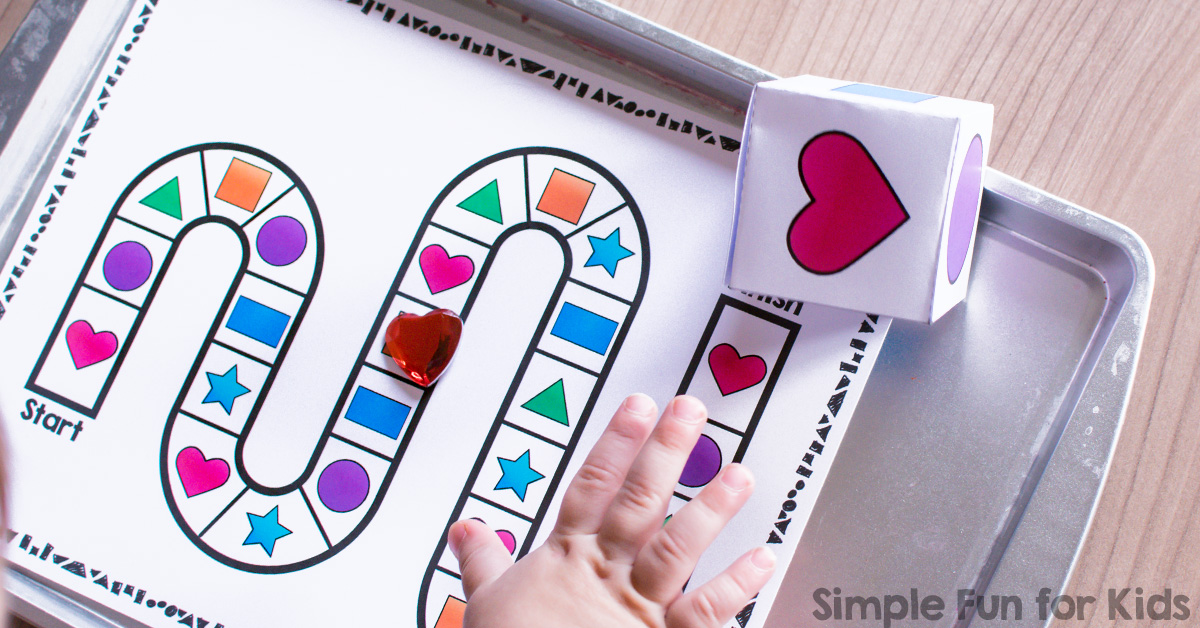 shapes board game for toddlers simple fun for kids vip