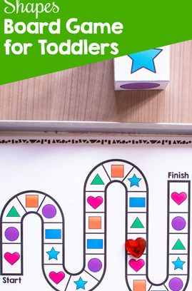 Shapes Board Game for Toddlers