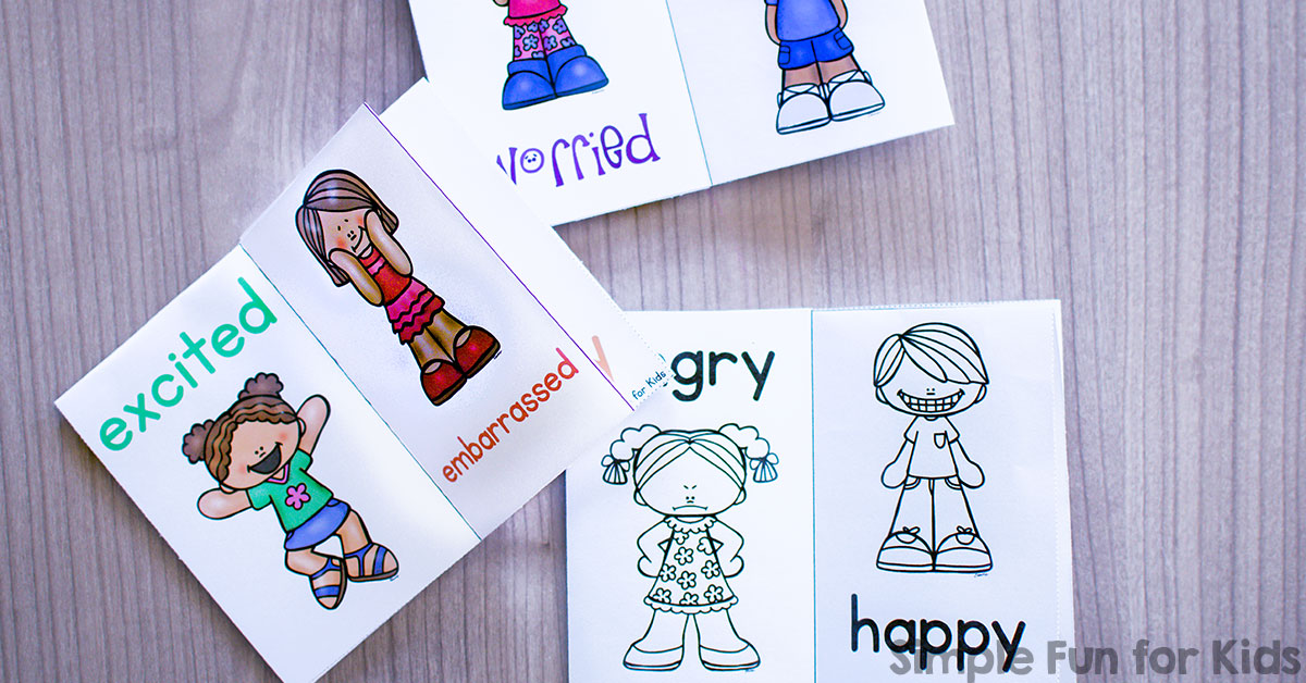 Emotions Mini Folding Book - Simple Fun for Kids VIP