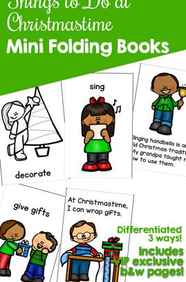 Things to Do at Christmastime Mini Folding Books