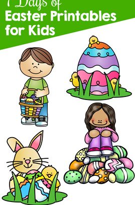 7 Days of Easter Printables for Kids
