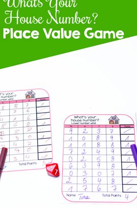 What’s Your House Number? Place Value Game