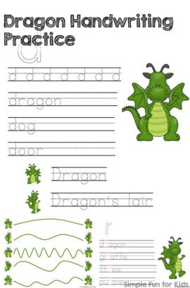 Dragon Handwriting Practice