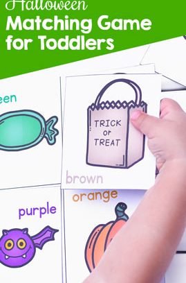 Halloween Matching Game for Toddlers