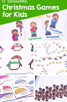Printable Christmas Games for Kids