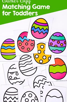 Easter Egg Matching Game for Toddlers