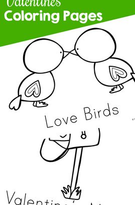 Valentine’s Coloring Pages