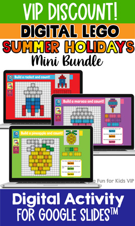 Digital LEGO Summer Holiday Build and Count Mini Bundle