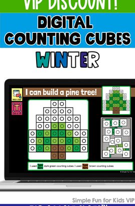 Digital Counting Cubes Winter Build & Count Challenge