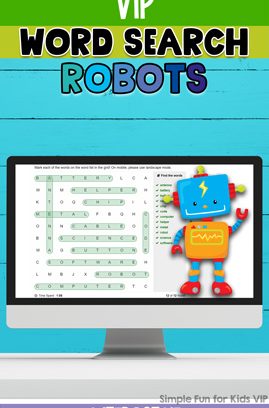Interactive Robot Word Search
