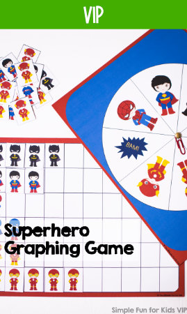 Superhero Graphing Game