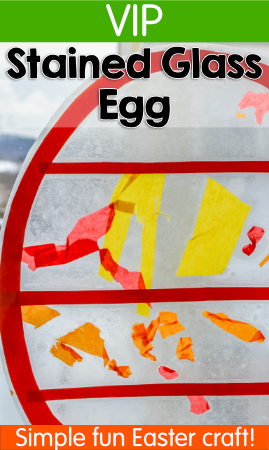 Stained Glass Easter Egg Craft